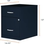 Compact Navy Blue Filing Cabinet - Hình 2